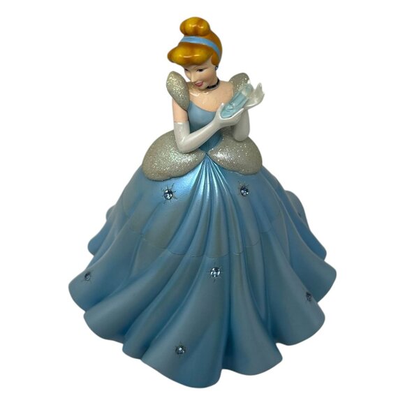 Disney Cinderella Ceramic Trinket Box With Glitter & Gemstone Details READ - Picture 14 of 16